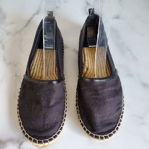 Cole Haan 8.5 Espadrille Canvas Flats